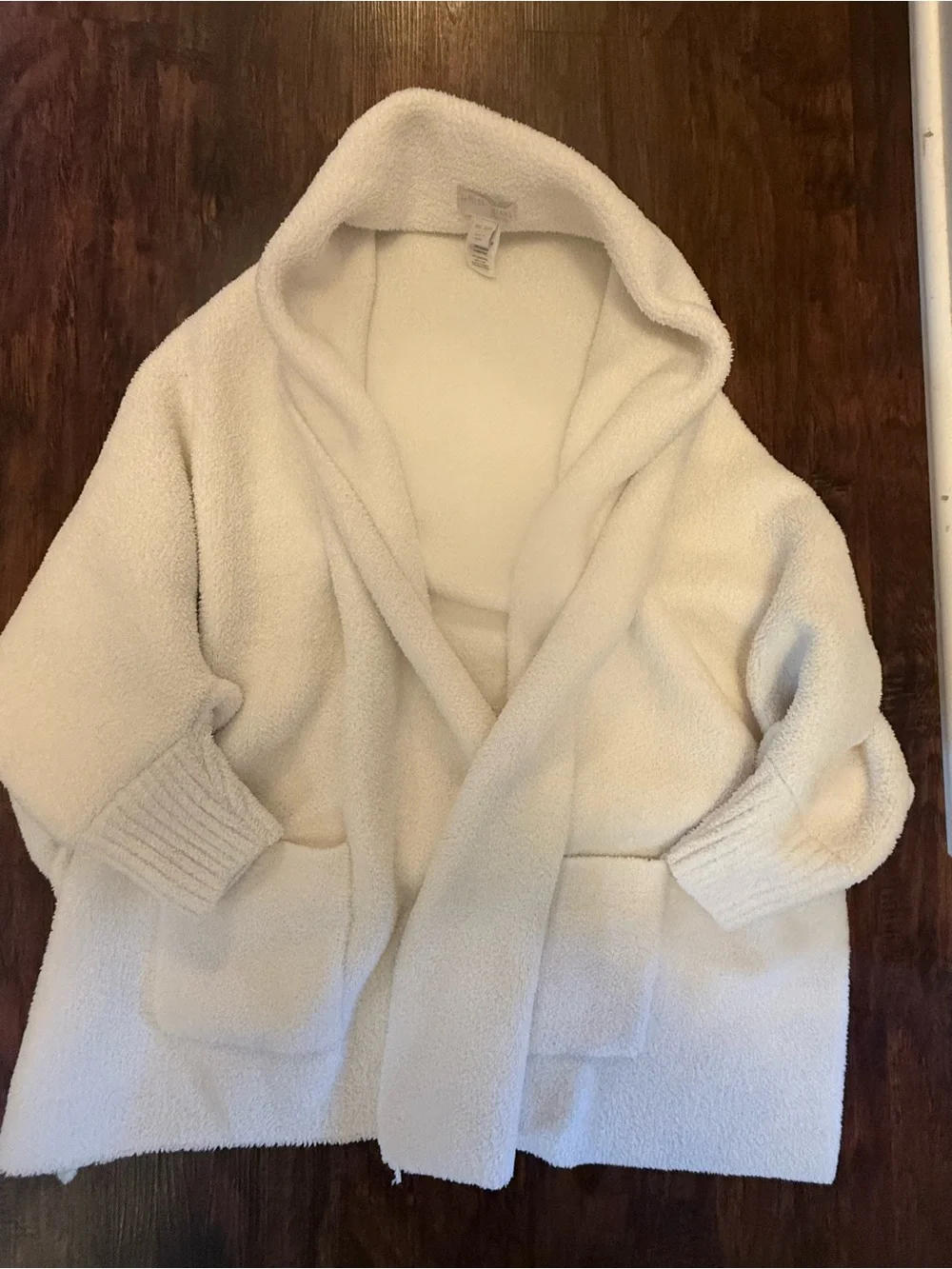 Barefoot Dreams CozyChic Blanket Wrap Cream Cardigan
